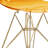 Northfleet Acrylic Dining Chair – Modern Eiffel Base Ghost Chair Accent Seating in Single, Set of 2, or Set of 4 – Gold or Chrome Legs for Banquet, Wedding, Office & Living Room Use-1865158242-1860914920-1860914933