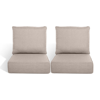Outdoor 6'' Replacement Cushion Set Seat / Back Cushion