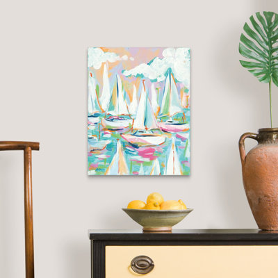 Reproduction d’art sur toile, "voilier marin" par Jessica Mingo