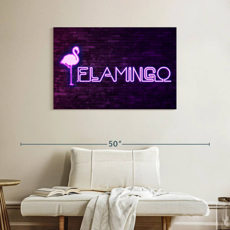 Brampt Flamingo, 26" H x 39" W