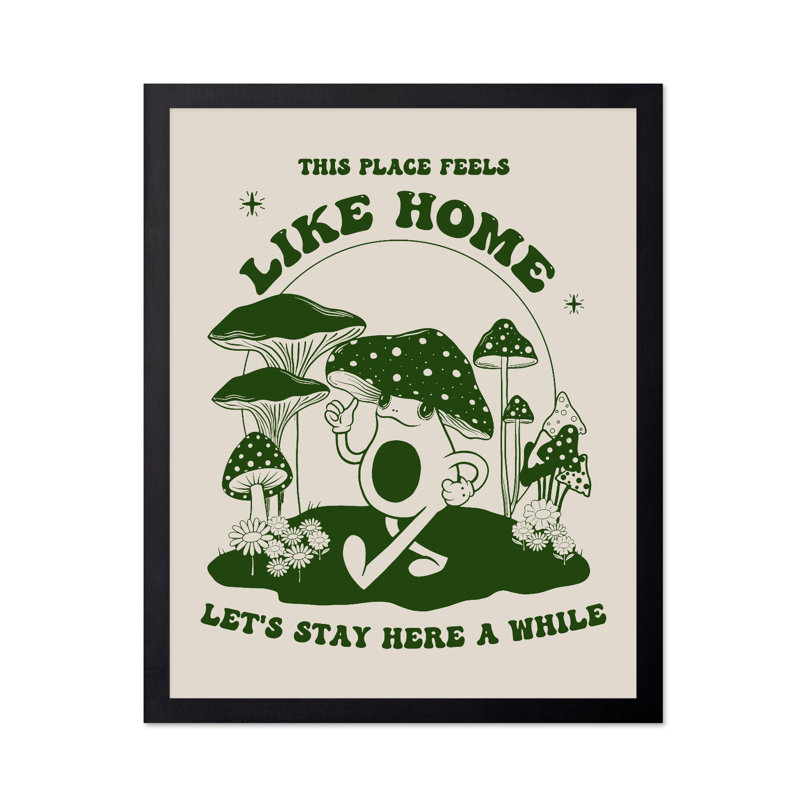 This Place Feels Like Home, Black Framed, Poster, 24"H x 32"W