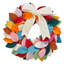 Wool Felt Multicolored Wreath