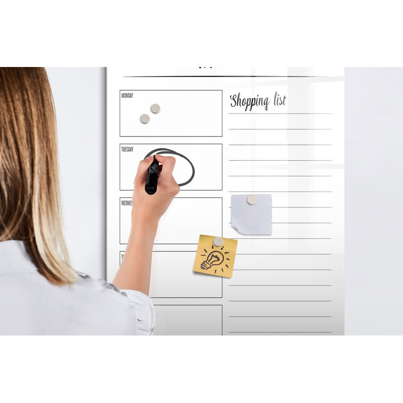 Magnetic Glass Dry Erase Board