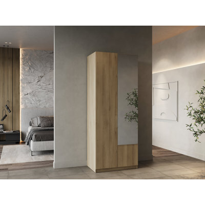Nyback 2 Door Manufactured Wood Wardrobe