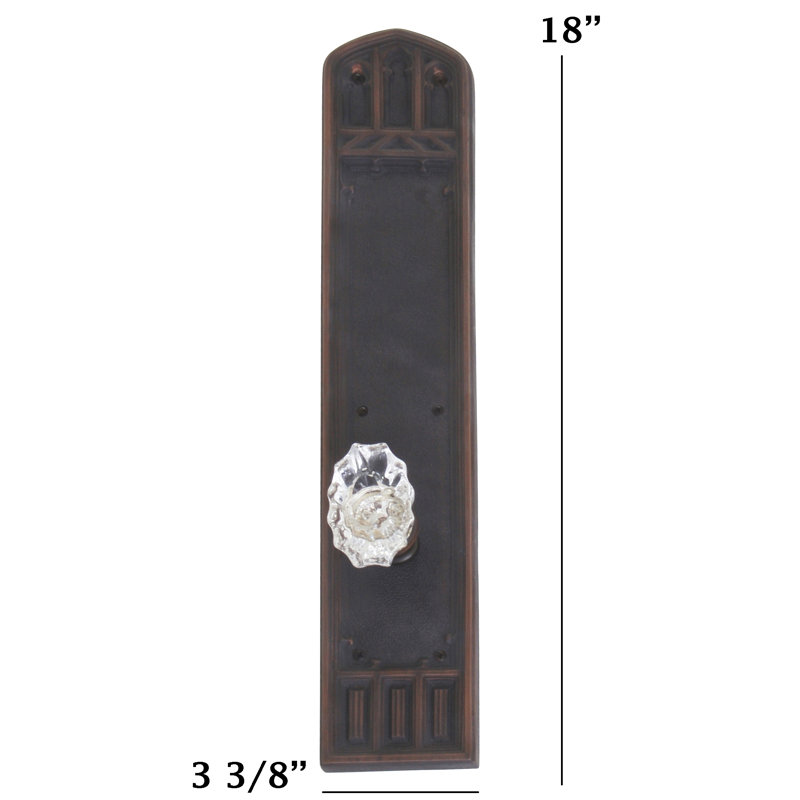 Renaissance Knob with Arch Rosette, Venetian Bronze