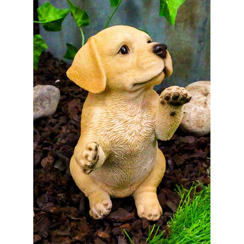Figurine réaliste chiot labrador adorable