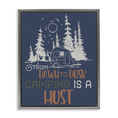 «Dawn to Dusk Camping», art mural sur toile flottante par Steve Vanderbosch
