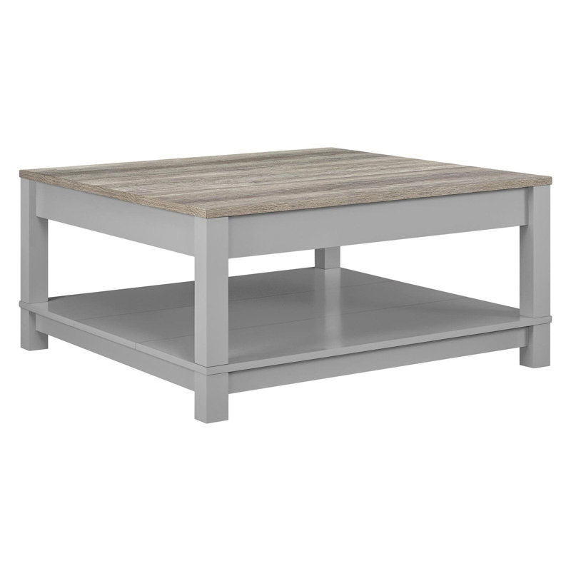 Table basse avec rangement Thaliana, gris