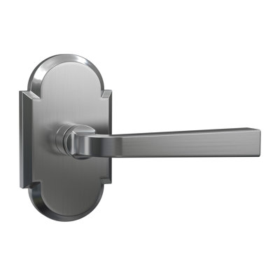 Bravura 904S-G2 Passage Memphis Lever on Arched Rose in Satin Nickel