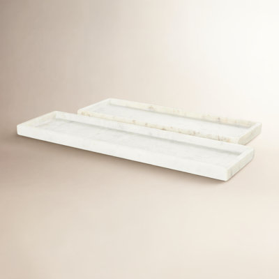  2 Piece Ottoman Tray Set