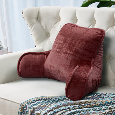 Housse et insert de coussin de lit texturé en velours