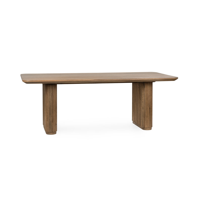 Table de salle à manger Vander, Brun fauve