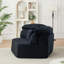Fauteuil lounge monoplace moderne de 135 cm avec coussin enveloppant