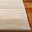 Bently Wool Striped Area Rug in Fawn/Beige-11102474