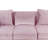 Bayberry 53"W Pink Velvet Loveseat With 2 Pillows-1941884965-2012950490