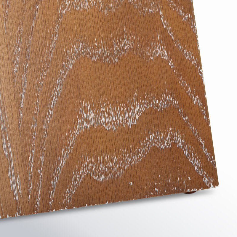 Table basse ronde Mattelynn, Chêne rustique