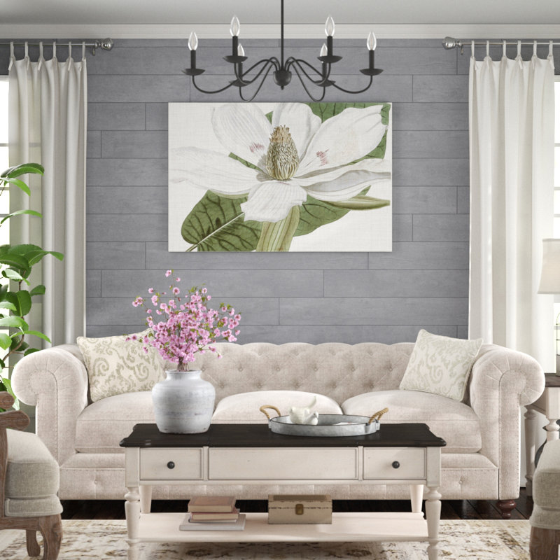 Curtis Magnolia II - Wrapped Canvas Painting Print, 81cm H x 122cm W, Wrapped Canvas