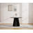 Modern Fashion Dining Table And Chairs Set, Upholstered Dining Chairs Set Of 4 And Round Solid Wood Dining Table-1341022248-1341022252