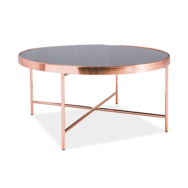 Whitnash Four Leg Coffee Table, Copper