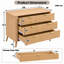 100 cm W Chest of 3 Drawers