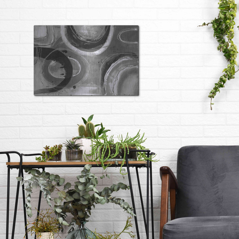 Brayden Studio «Inner Circle» par Andrea Haase, mur en métal, H 12 po x l 16 po
