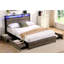 Lit plateforme double avec rangement Modern-5046462