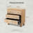 Fayola Rustic Farmhouse Three Drawer Dresser, Mid Century 3 Drawer Nightstand-2141808173