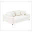 Canapé 102,4 po en velours côtelé 102,4 po avec coussins moelleux et coussins moelleux modernes et siège profond convertible pour le salon et la chambre à coucher