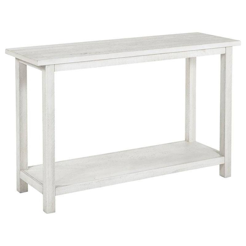 Casados Sofa Table, Distressed White