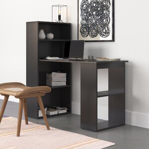 Wilclay Floating Desk with Hutch