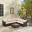 7 Piece Rattan Sectional Seating Group with Cushions-91440560