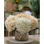 Mixed Hydrangeas In Mercury Glass Vase-1041833547
