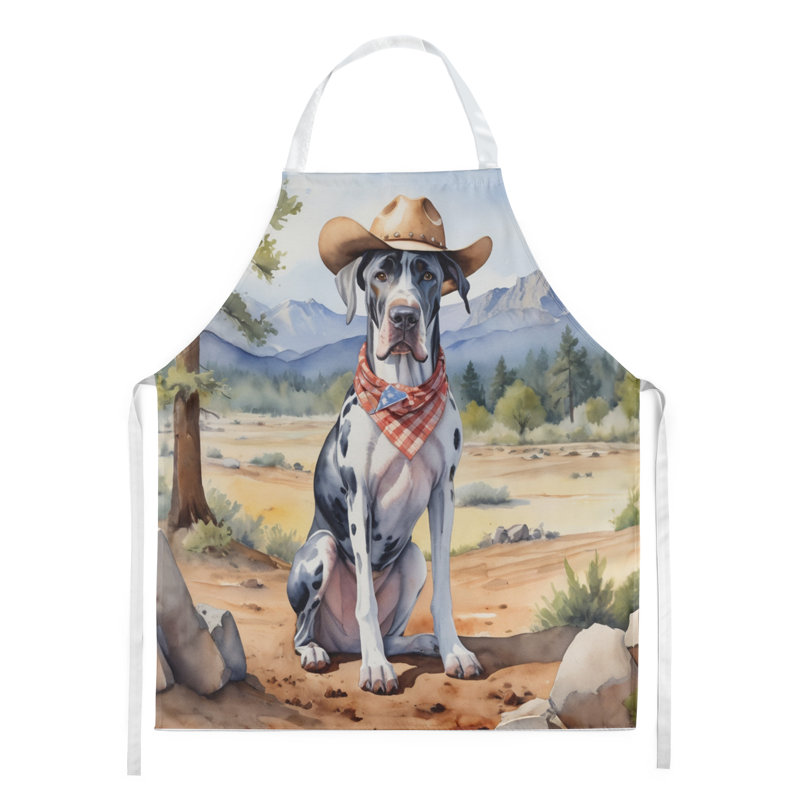 No Pattern Bib Apron