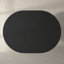 Table de salle à manger ovale extensible X43 "de style campagnard: base en forme de X à tréteaux noirs, rallonge amovible pour des sièges flexibles