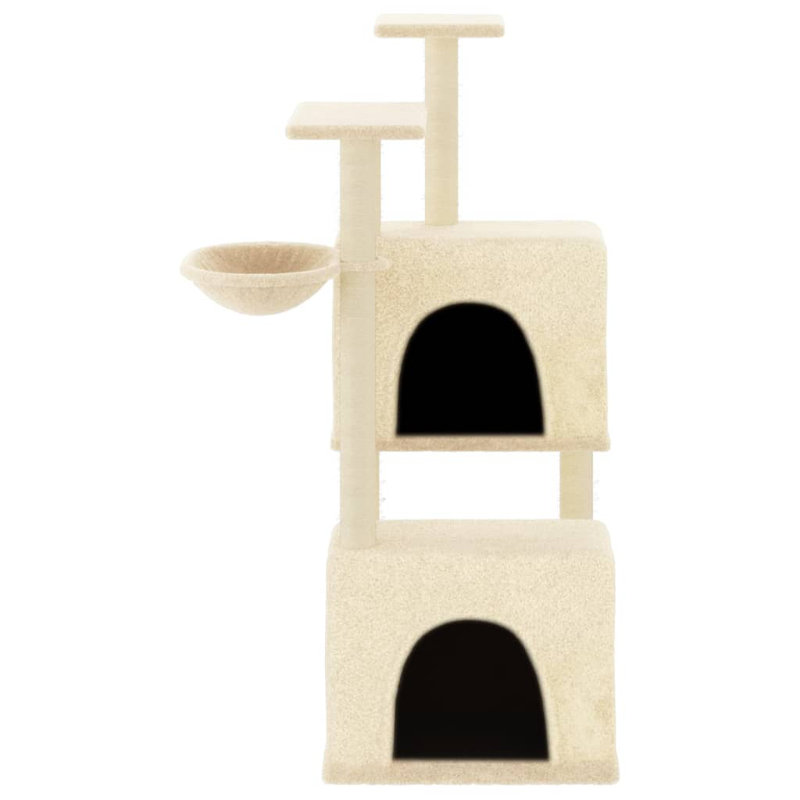 122cm H Cat Tree, Cream