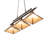 47" Long Magnetism 3 Light Island Pendant