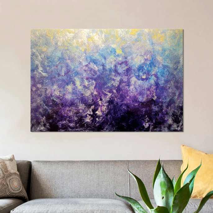 « eventide », reproduction d’art sur toile tendue, H 26 po x l 40 po x P 1,5 po, Toile tendue, Pas de tapis