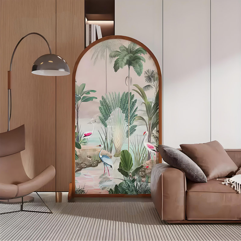 Écran d'art Tropical Rainforest, H 78,74 po x l 55,12 po x P 1,57 po