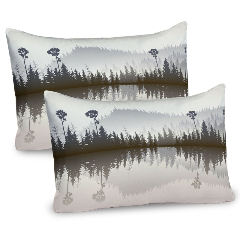Ensemble de 2 taies décoratives Ambesonne Forest, H 20 po x l 26 po