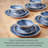 Pfaltzgraff Glimmer 12-Piece Dinnerware Set, Service for 4