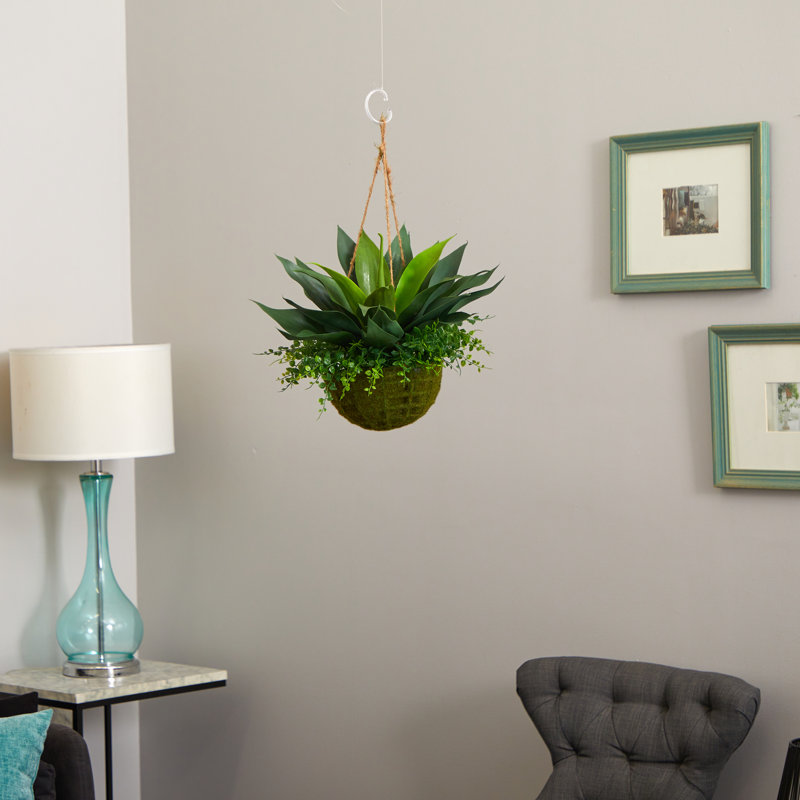 Plante de feuillage artificiel 13" en panier