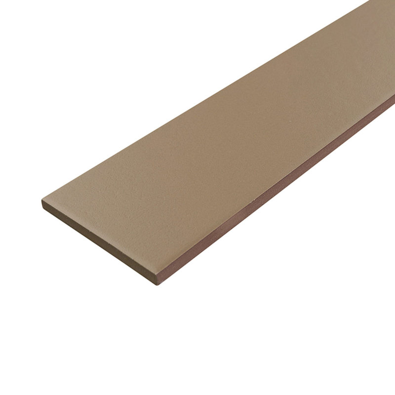 Solano 3 po x 24 po Panneau de tuile de plancher et de mur en porcelaine mat, Barro
