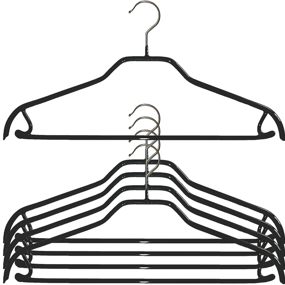 Metal Non-Slip Standard Hanger (Set of 5) Mawa