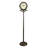 European-style Retro Double-sided Creative Silent Floor Clock