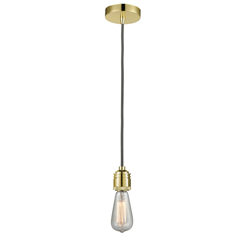 Cecil 1 - Light Single Pendant, Gold/Gray