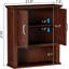 Armoire de salle de bain murale en bois avec portes-1486921781