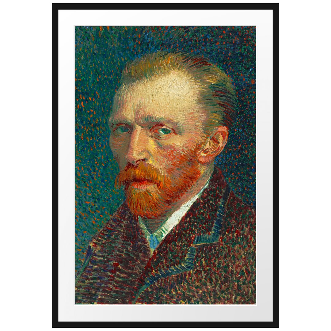 Gerahmter Kunstdruck Self Portrait von Vincent Van Gogh