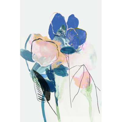 Fleurs fraîches sur toile