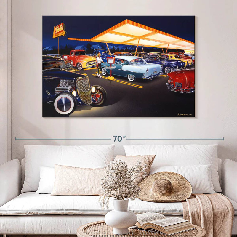 Mehar Ted's Drive-In, 34" H x 51" W