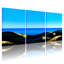 Ensemble de 3 impressions sur toile Blue Sky Ocean Waves-1752905823